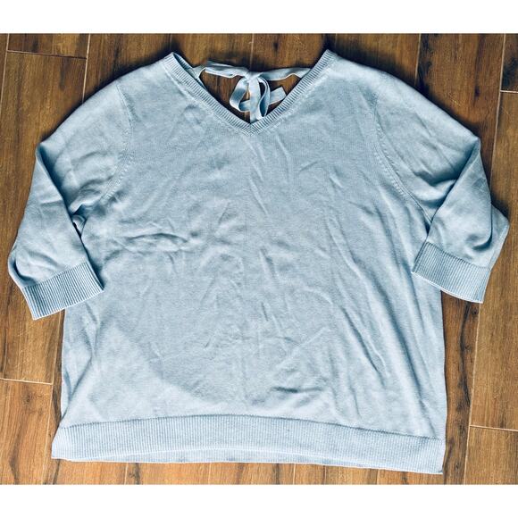 Talbots Blue Sweater 3X - Picture 1 of 8